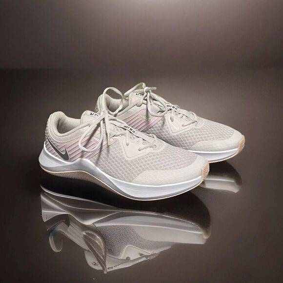 Nike MC Trainer Women's Sports Trainers Pink Platinum Size 9.5M - Picture 1 of 16